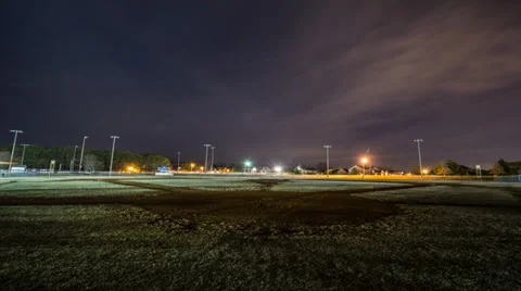 Time Lapse -  Baseball Night on the Field Stock Footage 39563834