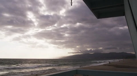 Time-Lapse at the Beach Stock Footage 37708676