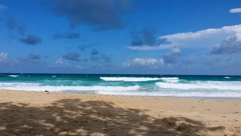 Time lapse on the beach Stock Footage 119870308
