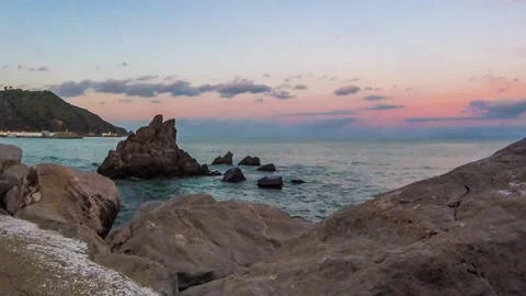 Time lapse at the beach Stock Footage 148001767