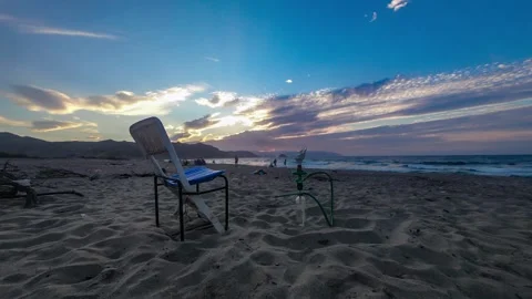 Time lapse at the beach Stock Footage 169721452