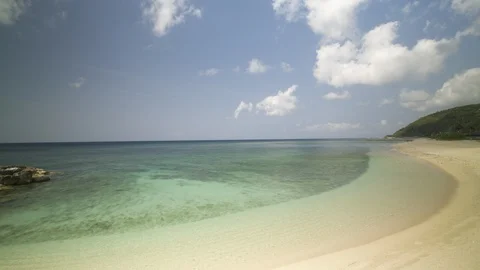 Time-lapse of beach in Japan Stock Footage 112997810