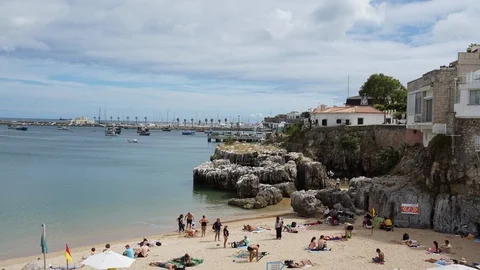 Time Lapse on the beach with seagulls Stock Footage 90795850