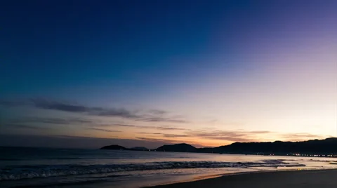 Time Lapse - Beach Sunrise Video stock 33909626