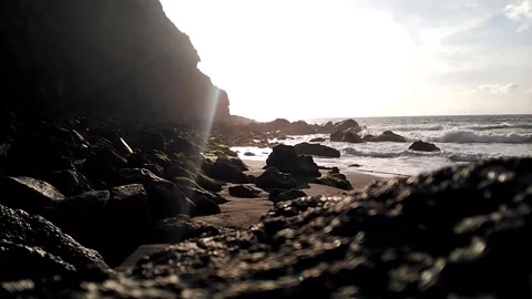 Time Lapse beach view in Gran Canaria Island Spain Video stock 130914330