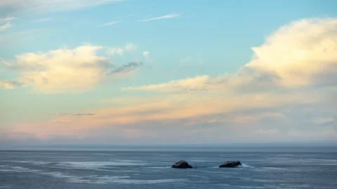 Time Lapse of the beautiful and rugged coastline of Big Sur California 動画素材 164879475