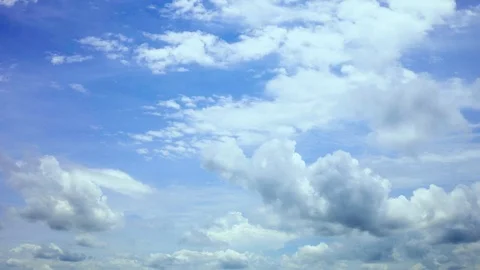 Time lapse beautiful blue sky with clouds background.Sky clouds.Sky with clou Stock Footage 114483913