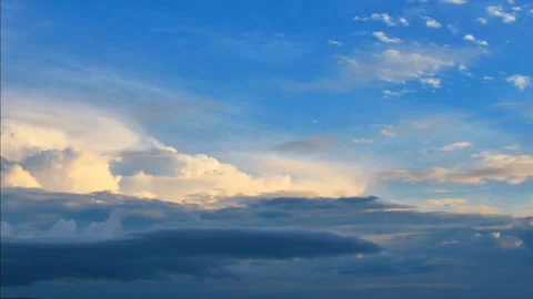 Time Lapse of  beautiful blue sky Stock Footage 133574568