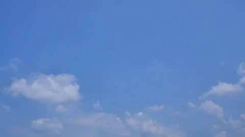 Time Lapse of Beautiful blue sky with clouds Stock Footage 148531268