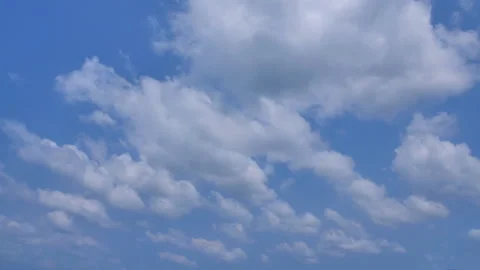Time Lapse of Beautiful blue sky with clouds Stock Footage 148810185