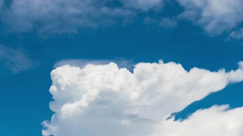 Time lapse of beautiful blue sky with clouds background Stock-Footage 150379368