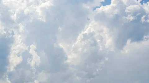 Time lapse of beautiful blue sky with clouds background. Stock Footage 157690370