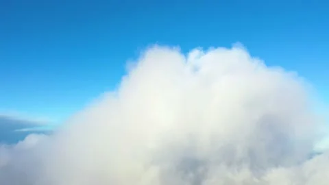 Time lapse beautiful blue sky with clouds background. Timelapse of white clouds Stock Footage 225497916