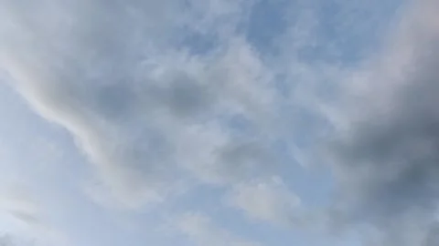Time lapse with beautiful blue sunset sky with clouds background. Sky clouds. Stock Footage 162954195
