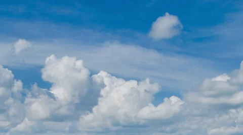 Time lapse beautiful cloud movement in the sky Stock Footage 39060490