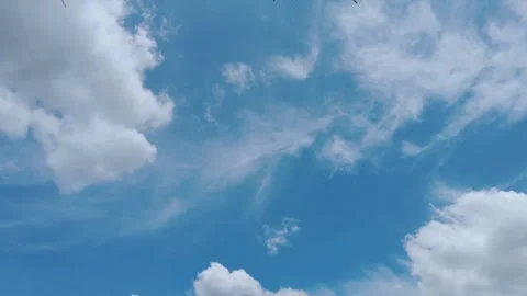 Time lapse, beautiful cloud movement In the sky with a bright sun Stock-Footage 250151565