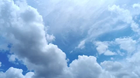 Time lapse, beautiful cloud movement In the sky with a bright sun Stock-Footage 250151568