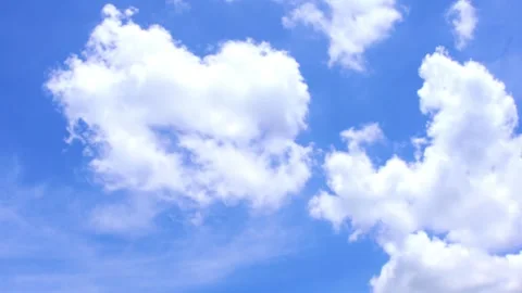 Time lapse, beautiful cloud movement In the sky with a bright sun Stock-Footage 250151661