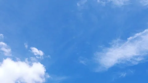 Time lapse, beautiful cloud movement In the sky with a bright sun Stock-Footage 250151814