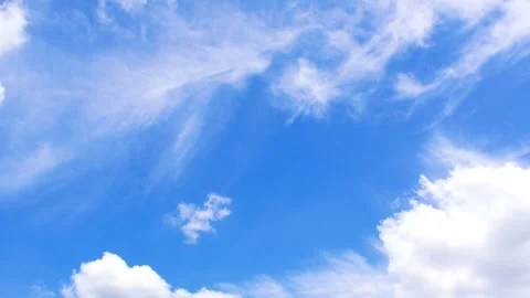 Time lapse, beautiful cloud movement In the sky with a bright sun Stock-Footage 250151939