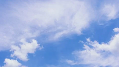 Time lapse, beautiful cloud movement In the sky with a bright sun 動画素材 250152025