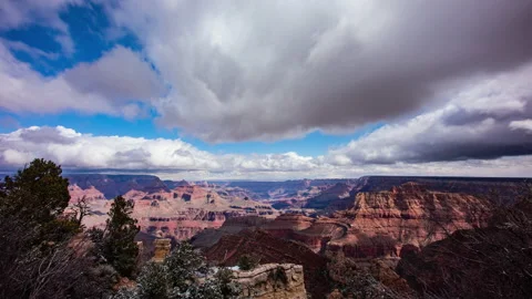 Time Lapse - Beautiful Clouds Moving Over Yosemite National Park Valley in Stock Footage 222664750