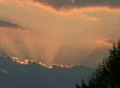 Time Lapse of Beautiful Clouds at Sunset Footage