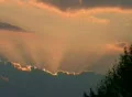 Time Lapse of Beautiful Clouds at Sunset SD Footage