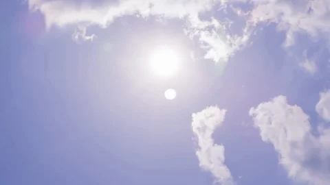Time lapse Beautiful Cloudscape with large Stock Footage 98482624