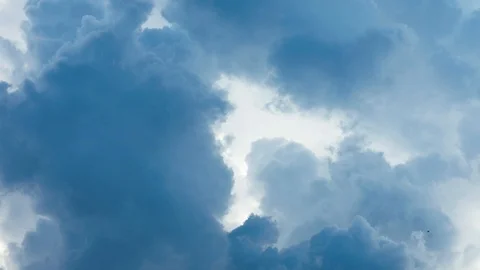 (Time lapse )Beautiful cloudy sunset,view of clouds Stock Footage 117812854