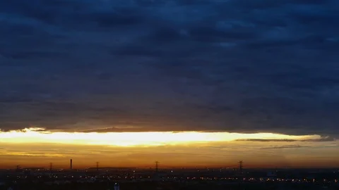 Time lapse beautiful fluffy freshness cloudy blue sky Video stock 91074418