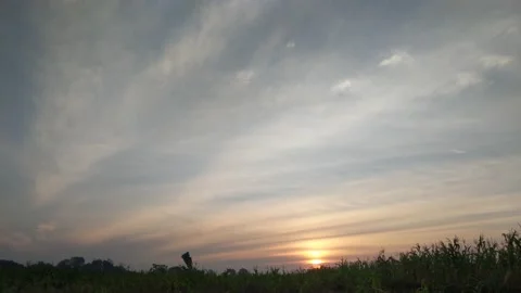 Time lapse of beautiful light gradation Video stock 205017532