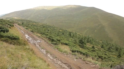 Time lapse of the beautiful mountain summer scenery Stock-Footage 41464730