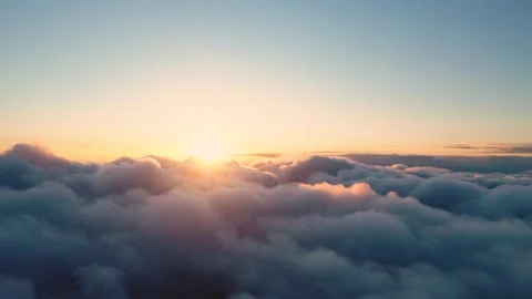 Time lapse beautiful orange sky with clouds background at sunset. Stock Footage 136430762