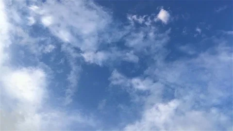 Time lapse of beautiful sky and blue sky with white cloudy Stock Footage 86783518