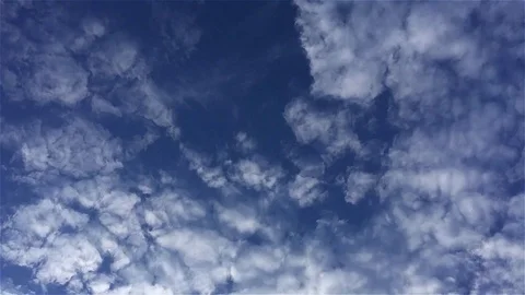 Time lapse of beautiful sky and blue sky with white cloudy Stock Footage 86784536