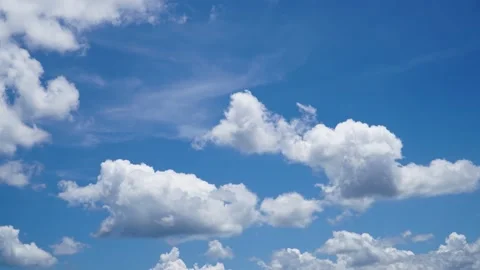 Time lapse, beautiful sky with clouds background, Sky with clouds weather nature Stock Footage 172388495