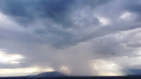 Time lapse of beautiful sky with clouds and sunlight during sunset. Stock Footage 219665601