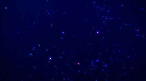 Time Lapse Beautiful Starry Float In The Night Sky (effect mode) Stock Footage 36107300