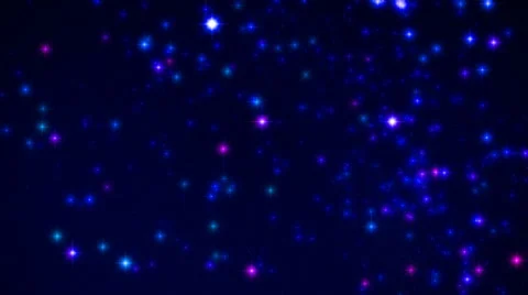 Time Lapse Beautiful Starry Float In The Night Sky (effect mode) Stock Footage 36108050
