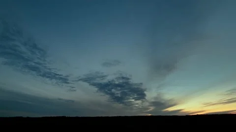 Time lapse of a beautiful sunset over a prairie setting. Stock Footage 142698552