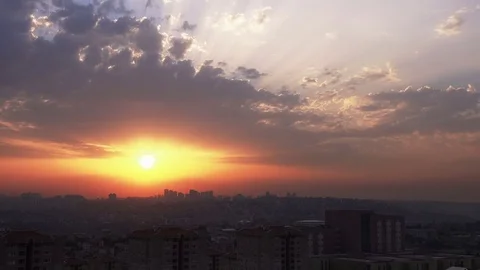 Time lapse beautiful sunset, Turkey Stock Footage 78118666