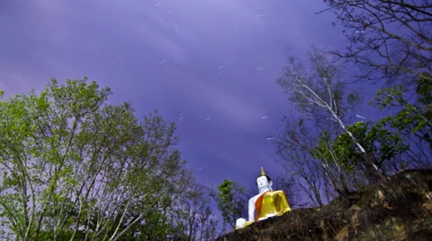 Time lapse beautiful twilight night sky Stock Footage 22908573