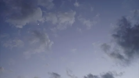 Time Lapse beautiful twilight sky with clouds Stock Footage 122117305