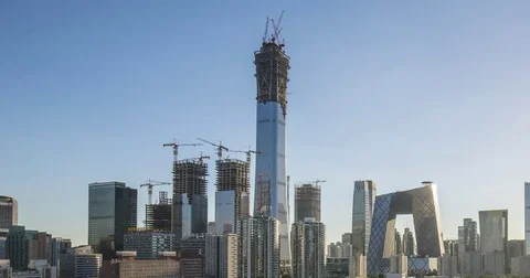 Time Lapse-Beijing skyline,China Stock Footage 79849982