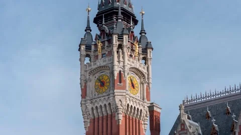 Time lapse Belfry Stock Footage 184411035