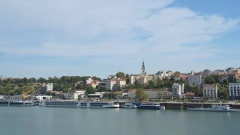 Time Lapse of Belgrade Old Town - Serbia Stock Footage 319760196