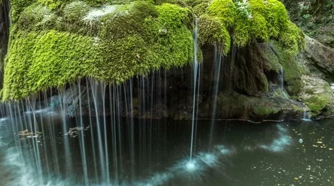 Time lapse of Bigar Waterfall Stock Footage 62232459