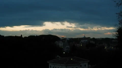 Time Lapse black Clouds in the sky Vídeos de archivo 168204149