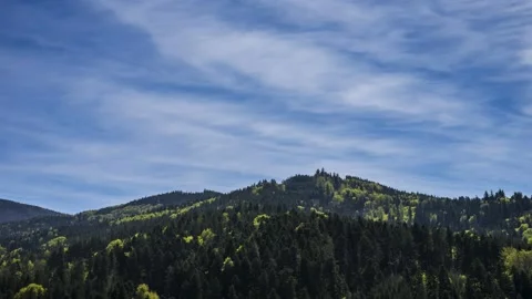 Time Lapse Black Forest Clouds Mountains Schwarzwald Deutschland 4K Stock Footage 176840020